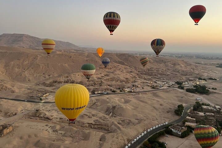 Luxor VIP Sunrise Hot Air Balloon and Self-Guided Temple Tour photo 5