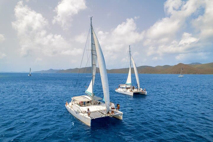 Sail to Jost Van Dyke: Sandy Spit, White Bay & Soggy Dollar Catamaran Day Trip photo 2