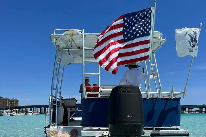 Crab Island Private Pontoon Charter in Destin — Dolphins, Sandbar & Sunset Cruises photo 4