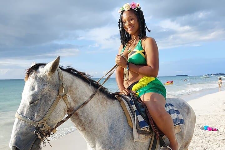 Montego Bay Beach Horseback Ride with Ocean Swim photo 4