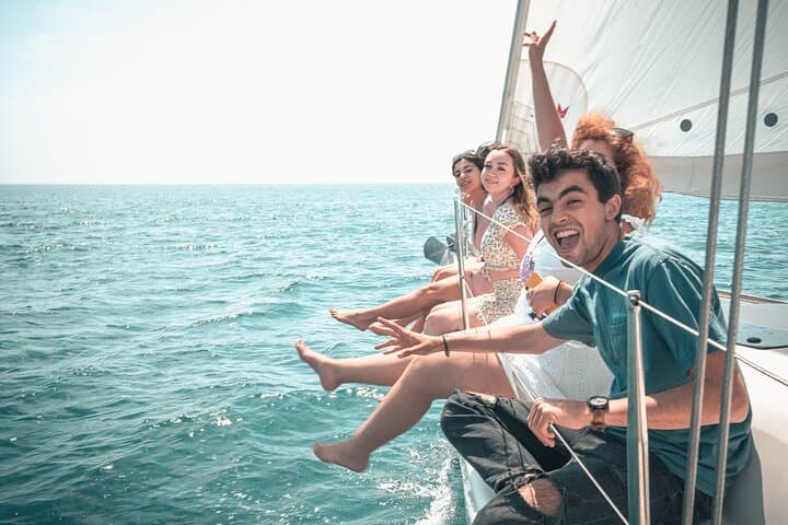 Ibiza Midday & Sunset Sailing: Swim Stops, Snorkel, SUP and Open Bar