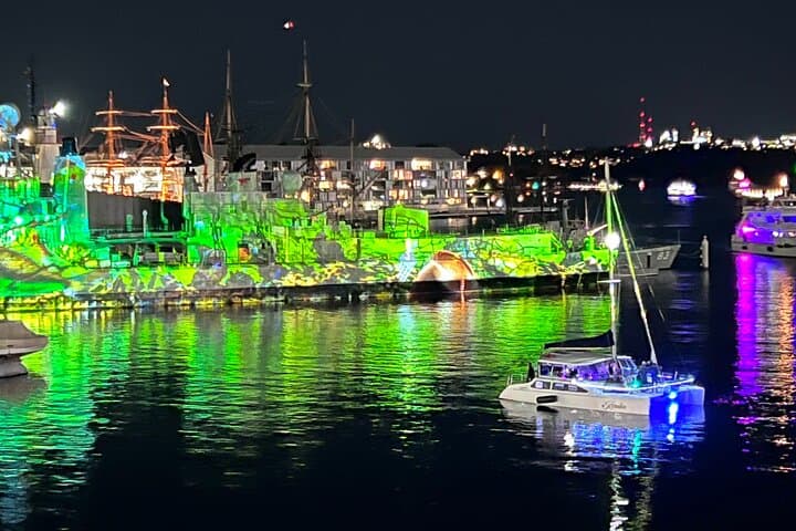 Vivid Sydney Harbour Catamaran Cruise — 90-Minute BYO Lights Experience
