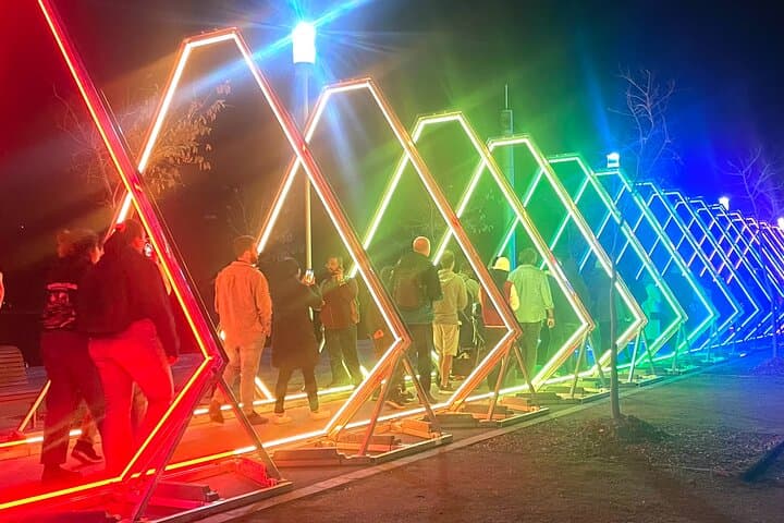 Vivid Sydney 90-Minute Harbour Catamaran Cruise — Canapés & Iconic Night Views photo 5