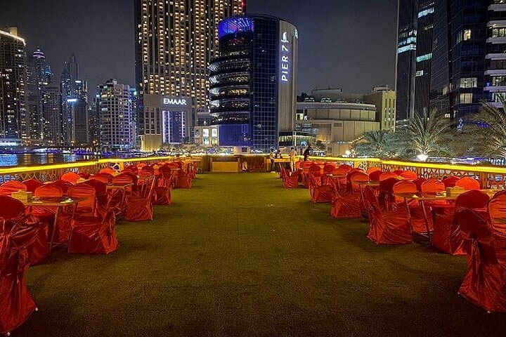 Dubai Marina Mega Dhow Dinner Cruise: Skyline Buffet & Live Entertainment photo 2