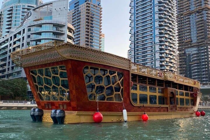 Dubai Marina Mega Dhow Dinner Cruise: Skyline Buffet & Live Entertainment photo 4