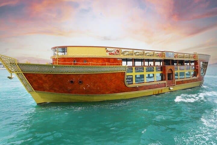 Dubai Marina Mega Dhow Dinner Cruise: Skyline Buffet & Live Entertainment photo 3