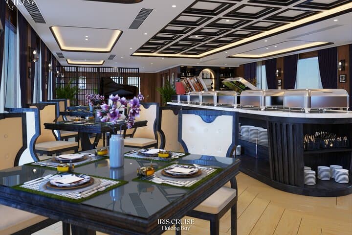 IRIS 5-Star Day Cruise from Hanoi to Ha Long Bay: Sung Sot Cave & Ti Top Island photo 5