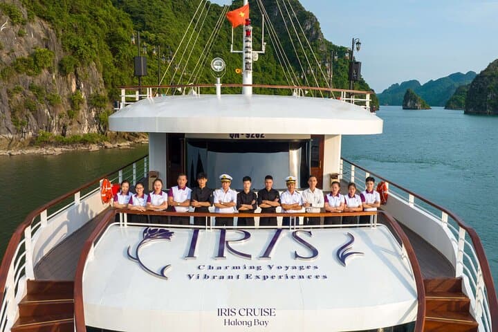 IRIS 5-Star Day Cruise from Hanoi to Ha Long Bay: Sung Sot Cave & Ti Top Island