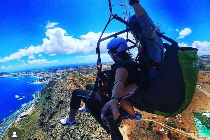 Tandem Paragliding Over Gran Canaria — Private Flights from Maspalomas