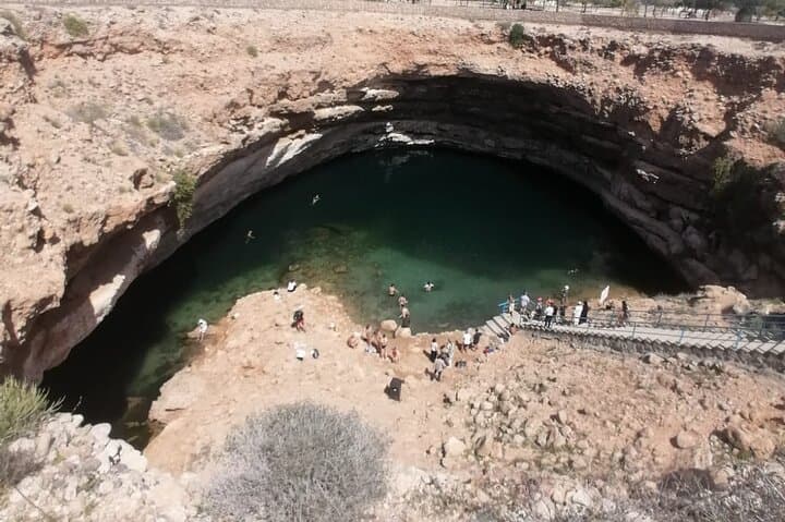 Muscat to Bimmah Sinkhole: Private Half-Day Tour to Mosques, Markets & Hawiyat Najm photo 2