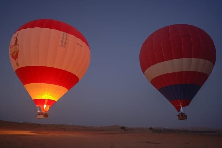 Sunrise Hot Air Balloon Ride Over Dubai Desert Reserve with Falconry & Breakfast photo 3