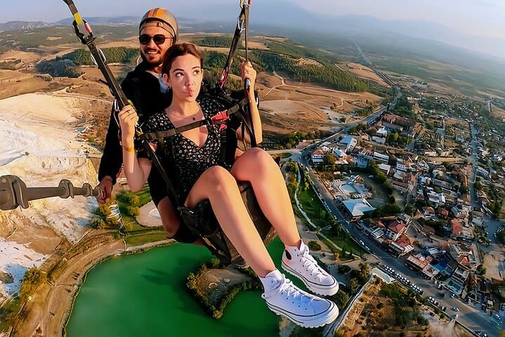 Pamukkale Paragliding: Tandem Flights Over Hierapolis & Travertine Terraces photo 5
