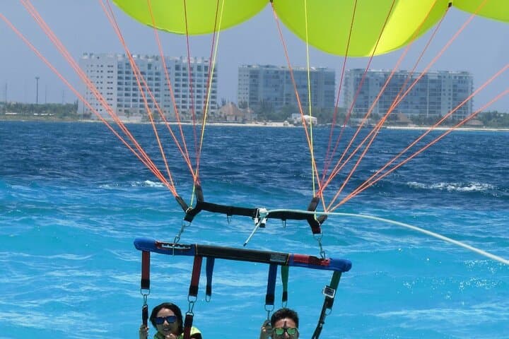 Soar and Submerge: Parasailing Plus Snorkeling Adventure in Cancun photo 6