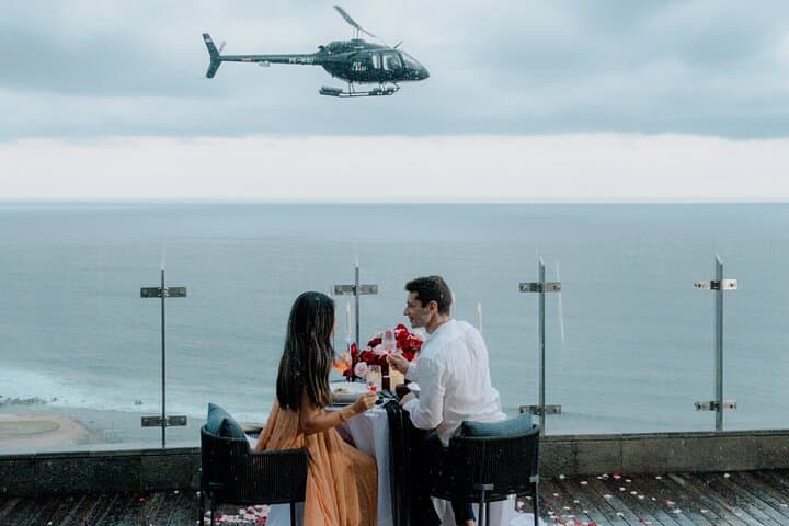 Romantic Helicopter Proposal Over Bali South Coastline photo 2