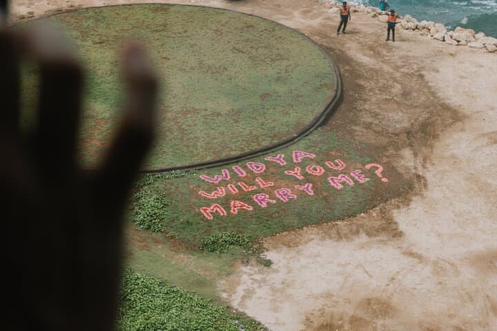 Romantic Helicopter Proposal Over Bali South Coastline photo 4