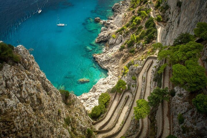 Day Trip to Capri & Blue Grotto from Rome: Fast Ferry, Monte Solaro, and La Piazzetta photo 4