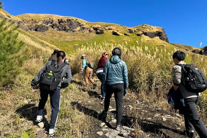 Aso Valley of the Wind Hike with Bento Lunch — Grassland Walk & Firecraft photo 2