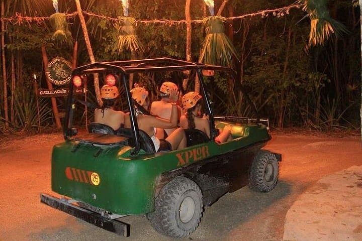 Xplor Fuego All-Inclusive Evening Adventure: Zip Lines, Underground Rivers & Amphibious Rides photo 2
