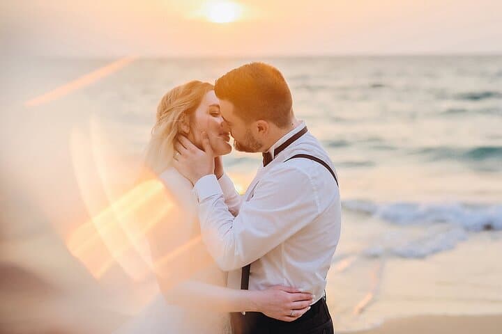 Phuket Sunset Honeymoon Photoshoot: Romantic Beach Photography Tour
