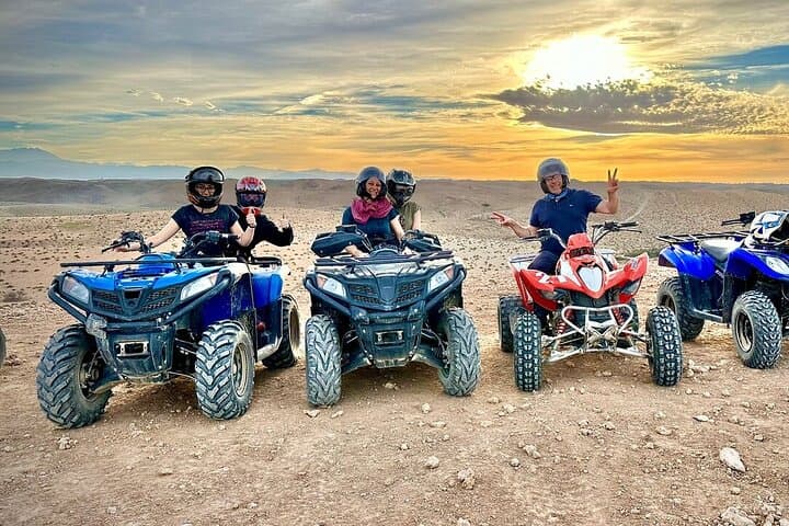Agafay Desert Quad Bike Sunset and Berber Dinner Experience photo 2