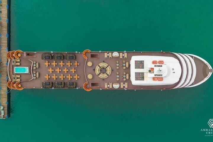 Ambassador Day Cruise in Halong Bay: Outdoor Jacuzzi, Sundeck & Cave Visits photo 1