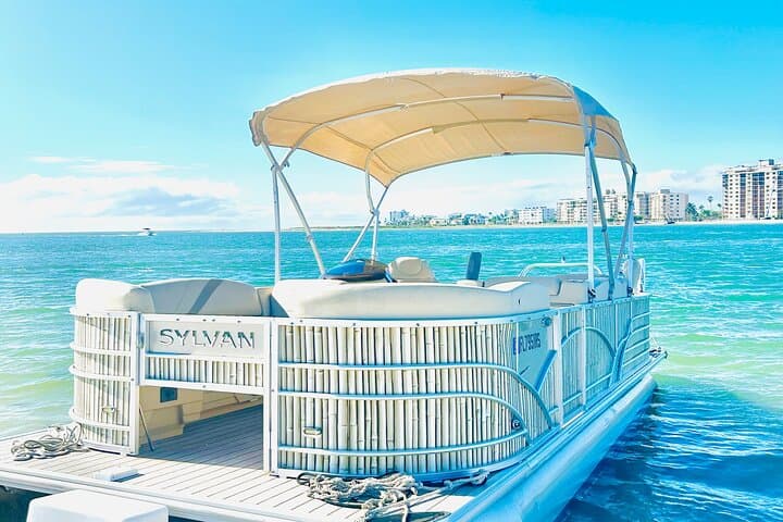 Sunset Dolphin Cruise Fort Myers Beach — Private Tiki Pontoon Experience photo 2