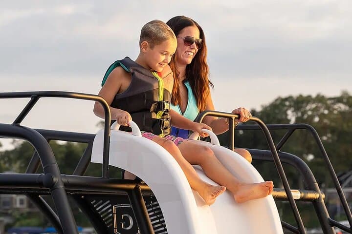 12-Hour Double-Decker Pontoon Rental with Slide on Yellow Lake, WI photo 4