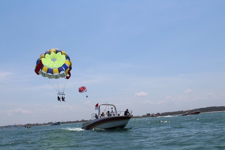 Bali Water Sports & Tanah Lot Sunset Private Tour — Tanjung Benoa Thrills to Tanah Lot