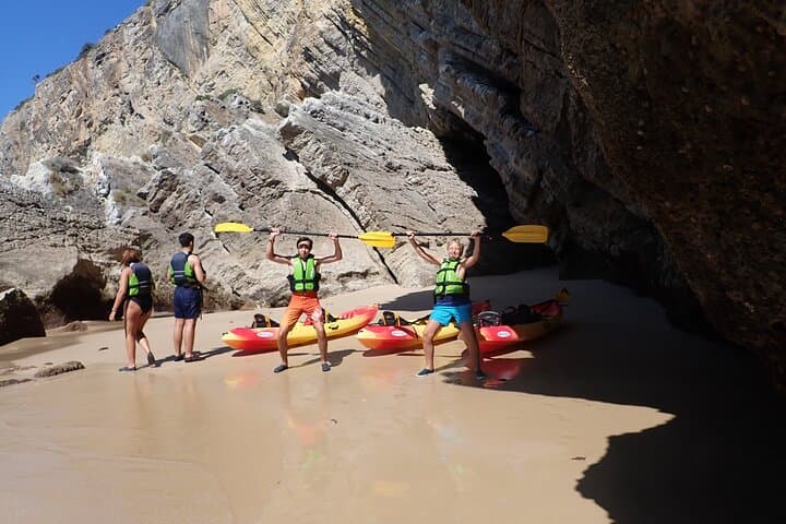 Canoeing Sesimbra: Sea Caves, Ribeira do Cavalo & Arrábida Coast Day Paddle photo 2