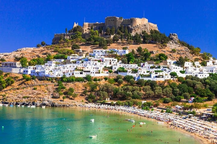 Private Lindos Boat Cruise: Swim, Snorkel & SUP Around the Acropolis photo 6