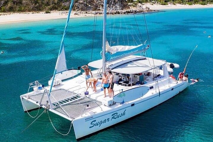Sail to Jost Van Dyke: Sandy Spit, White Bay & Soggy Dollar Catamaran Day Trip photo 4