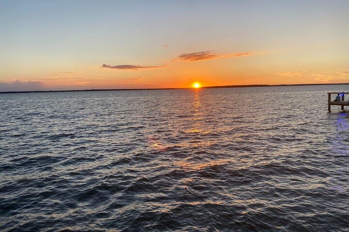 Assawoman Bay Sunset: OC Bay Hopper Small-Group Cruise from Ocean Pines