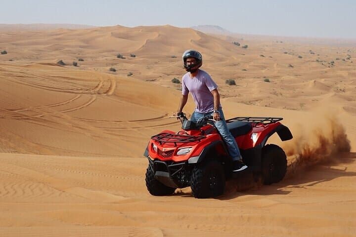 Dubai Evening Desert Safari: Quad Biking, Dune Bashing & BBQ Under the Stars