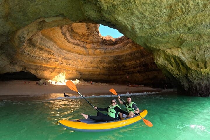 Private Benagil Cave Kayak Tour with 4K Photos from Carvalho Beach photo 2