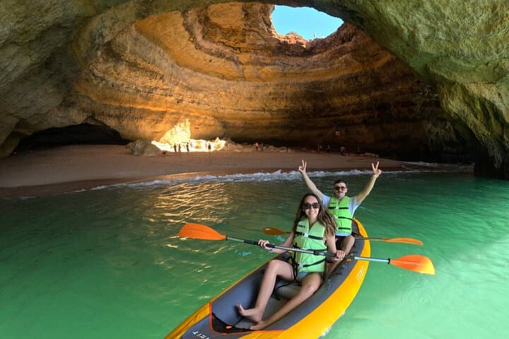 Private Benagil Cave Kayak Tour with 4K Photos from Carvalho Beach photo 3