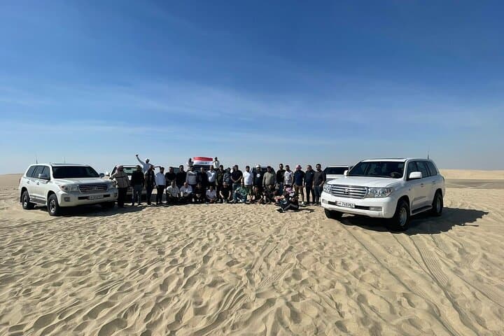 Doha Half-Day Desert Safari: Dune Bashing, Camel Ride & Sandboarding at the Inland Sea photo 3