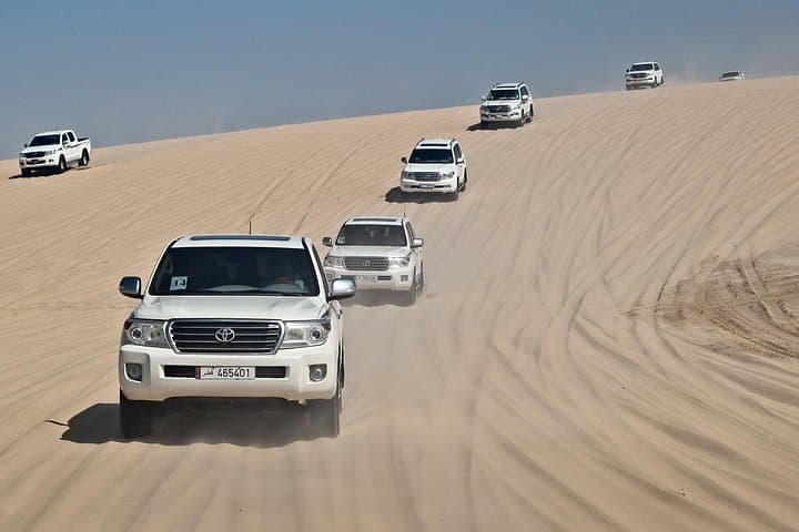 Sealine Desert Safari: Half-Day Dune Bashing, Camel Ride & Inland Sea Views photo 3
