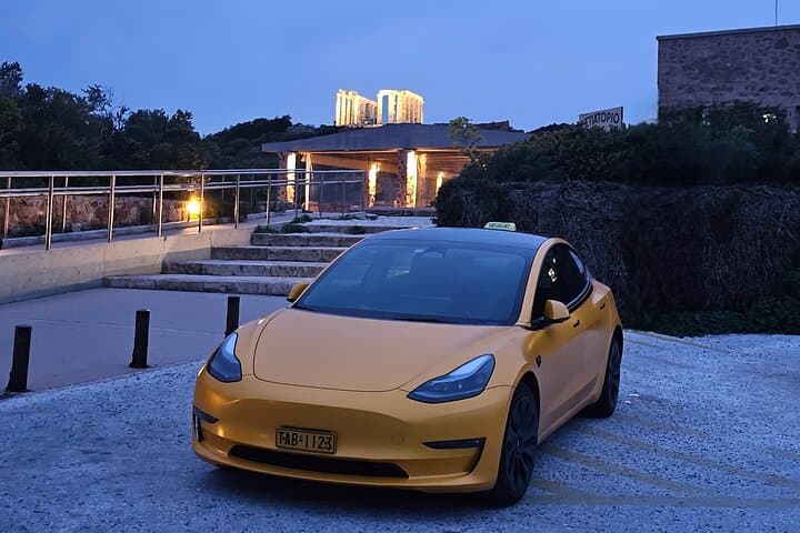 Cape Sounion Sunset Drive: Tesla Tour to the Temple of Poseidon photo 3