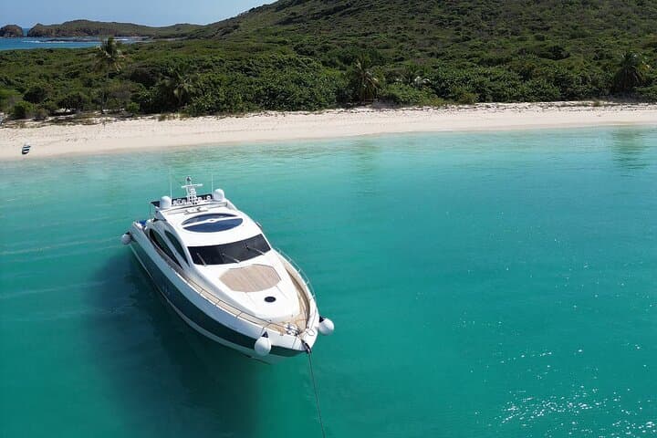 Luxury 82' Yacht Charter from Fajardo to Icacos & Palomino Islands photo 3