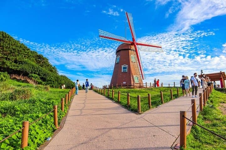 Geoje Island Private Tour from Busan: Windy Hill, POW Camp & Hakdong Mongdol Beach