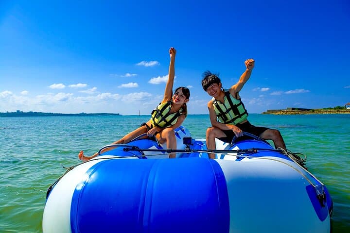 Exploring Okinawa’s Blue Cave: Snorkeling and Banana Boat Adventure photo 6