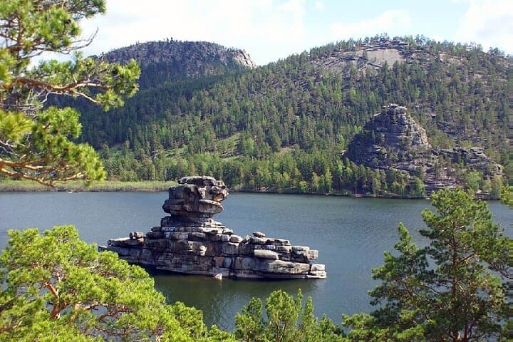 Burabay Nature Tour: Bolektau Hike, Horseback Riding & Lake Boat Ride photo 2