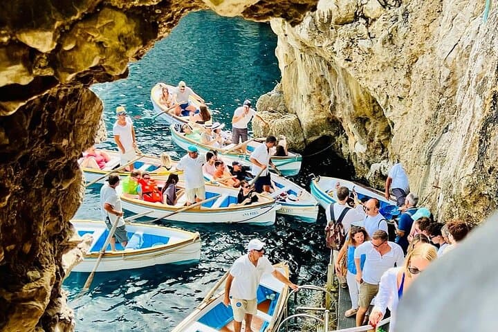 Capri Day Trip from Rome: Blue Grotto, Monte Solaro & Faraglioni Rocks