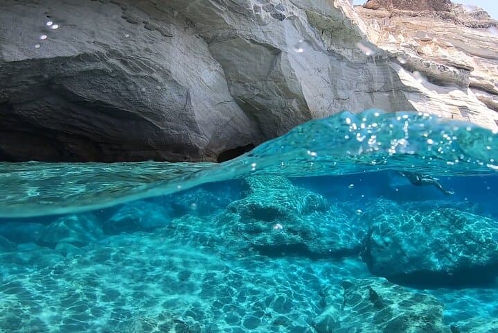Private Boat Tour in Milos: Kleftiko, Glaronisia & Lunch Aboard photo 2