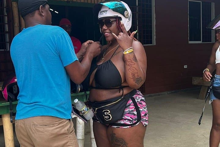 Blue Hole Secret Falls & ATV Adventure from Montego Bay — Island Gully Falls Tour photo 1