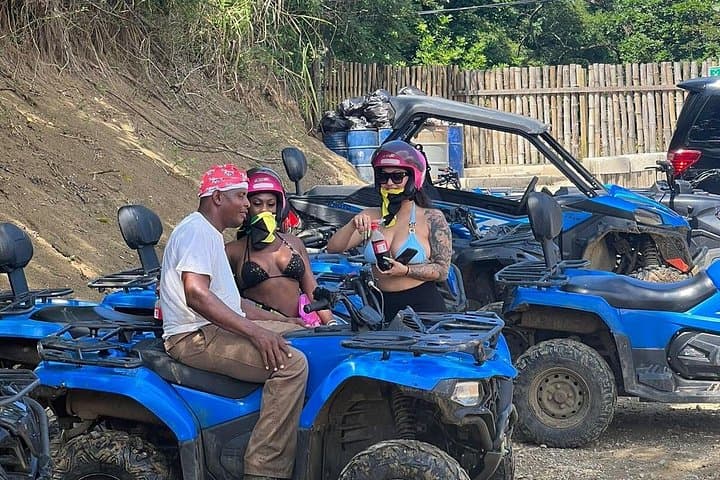 Blue Hole Secret Falls & ATV Adventure from Montego Bay — Island Gully Falls Tour photo 3