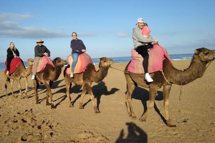 Camel Ride Along Tangier's Atlantic Beach — Cape Spartel & Heracles' Cave