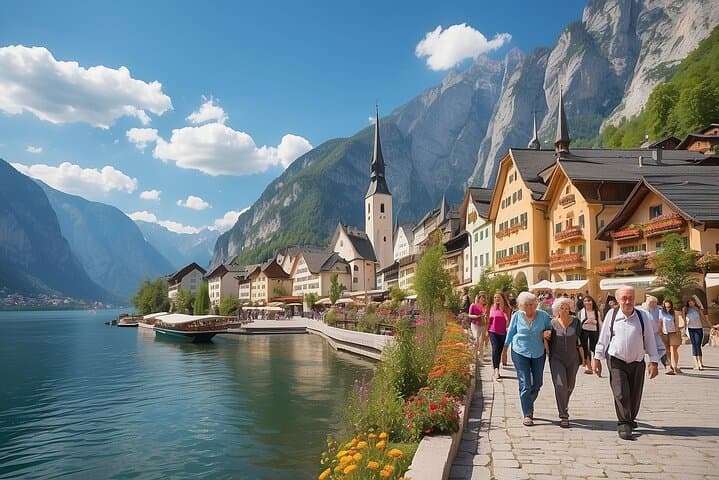 Prague to Salzburg Private Transfer: 2-Hour Hallstatt Stop