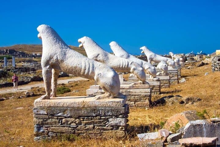 Half-Day Delos Archaeology Tour from Mykonos Cruise Port