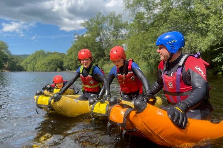 White-Water River Bugging on the River Dee, Llangollen